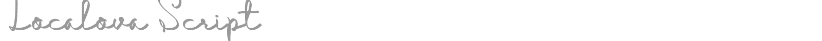 Localova font preview